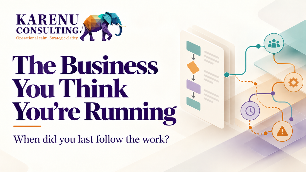 the business you think you’re running the business you think you’re running